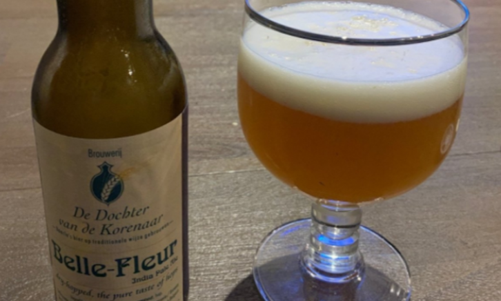 Belle Fleur IPA glas en flesje Belle Fleur IPA glas en flesje